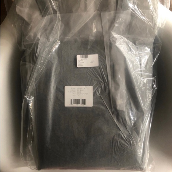 NWT $198 Rebecca Minkoff Stella Leather Black Tote - Picture 8 of 9